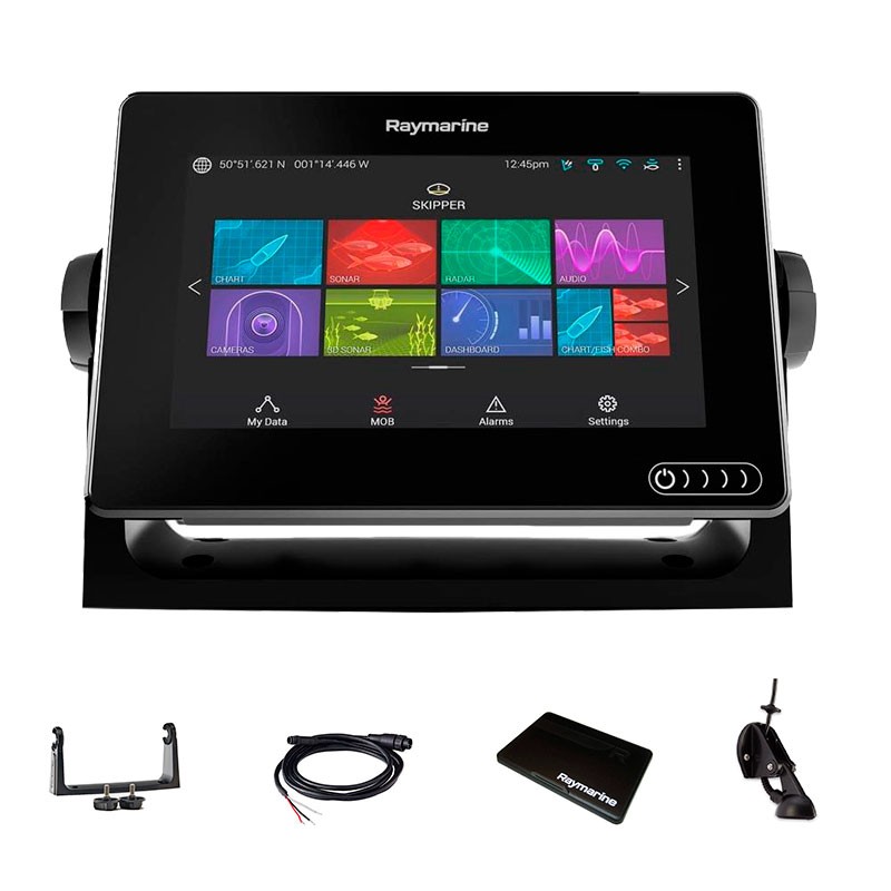 Raymarine Axiom 7 DV con Transductor CPT-S