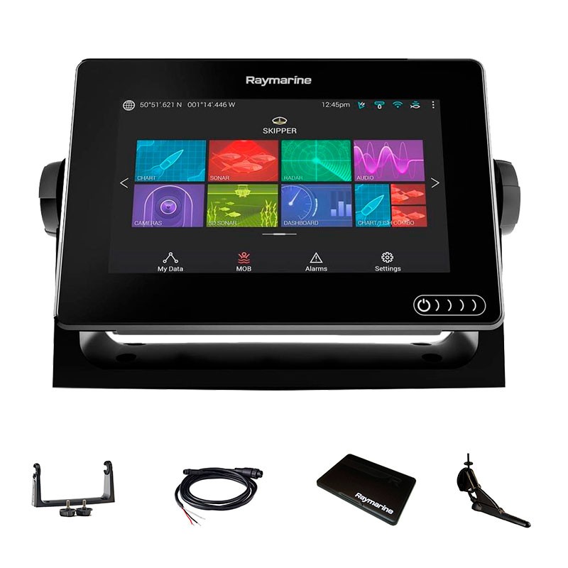 Raymarine Axiom 7 DV con Transductor CPT-100DVS