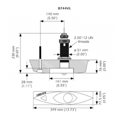 Transductor airmar b744vl