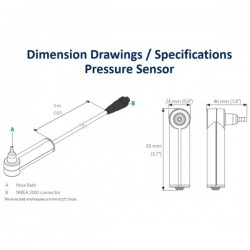 Sensor Presión NMEA 2000 Lowrance Simrad