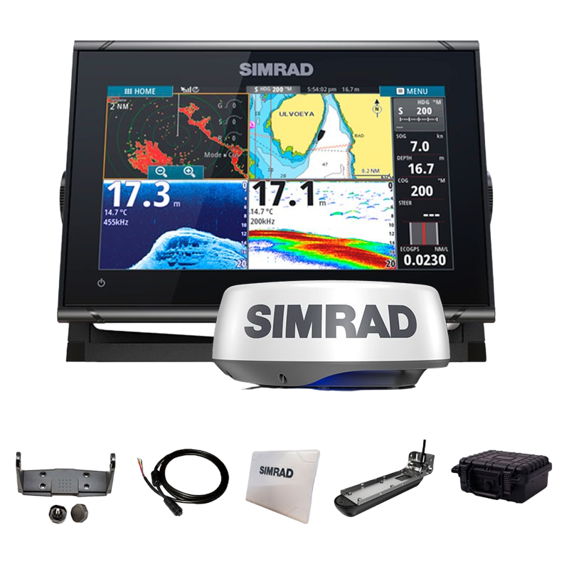 Simrad GO9 XSE con Active Imaging 3 in 1 + Radar Simrad Halo20+