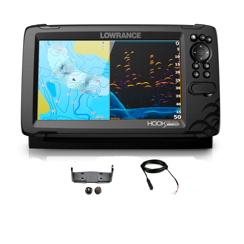 Lowrance Hook Reveal 9 Sin Transductor