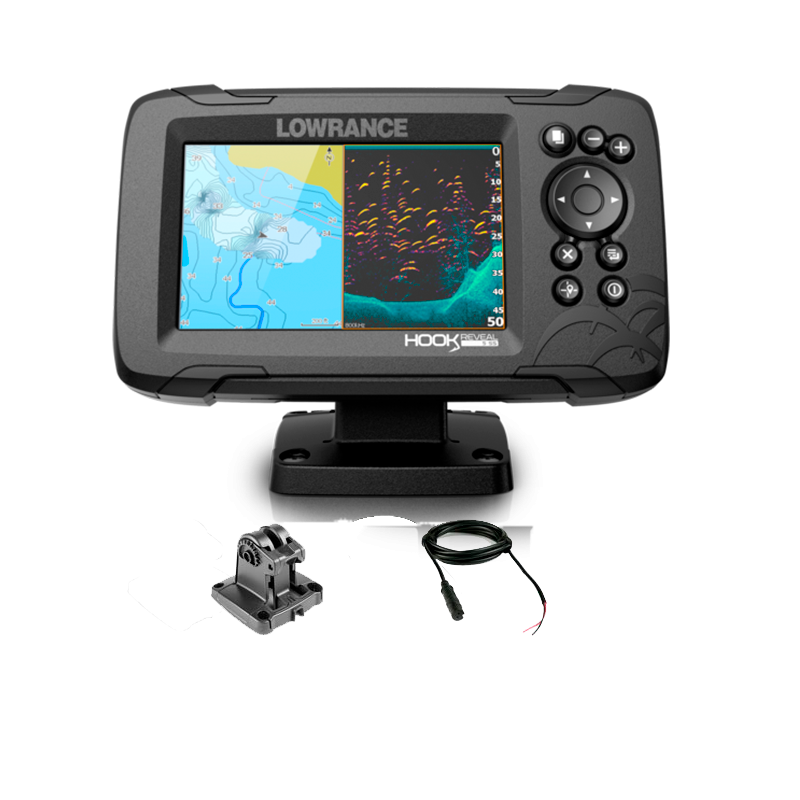 Lowrance Hook Reveal 5 Sin Transductor