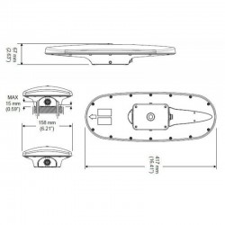  Simrad HS70 Antena GPS Compas