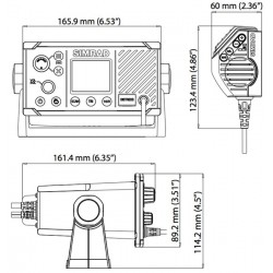 Emisora VHF Simrad RS20S