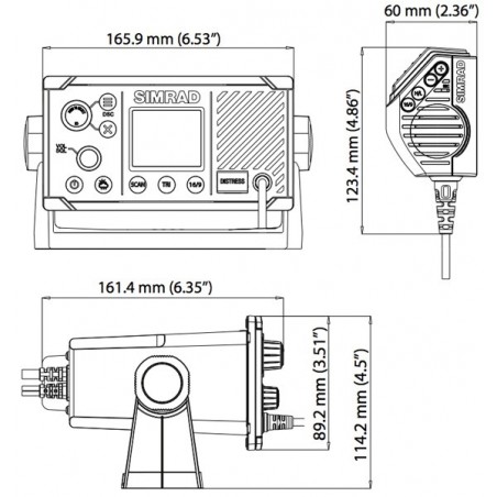 Emisora VHF B&G V20S【GPS DSC】| GPS Náutico®