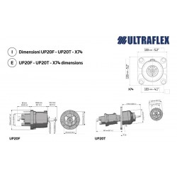 Kit Direccion Hidraulica Fueraborda Ultraflex hasta 150HP