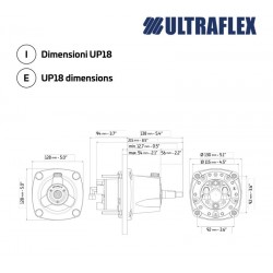 Kit Direccion Hidraulica Intraborda Ultraflex hasta 115HP