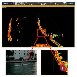 Radar inalámbrico Raymarine Quantum Q24c CHIRP Cable alimentación y Datos de 10m