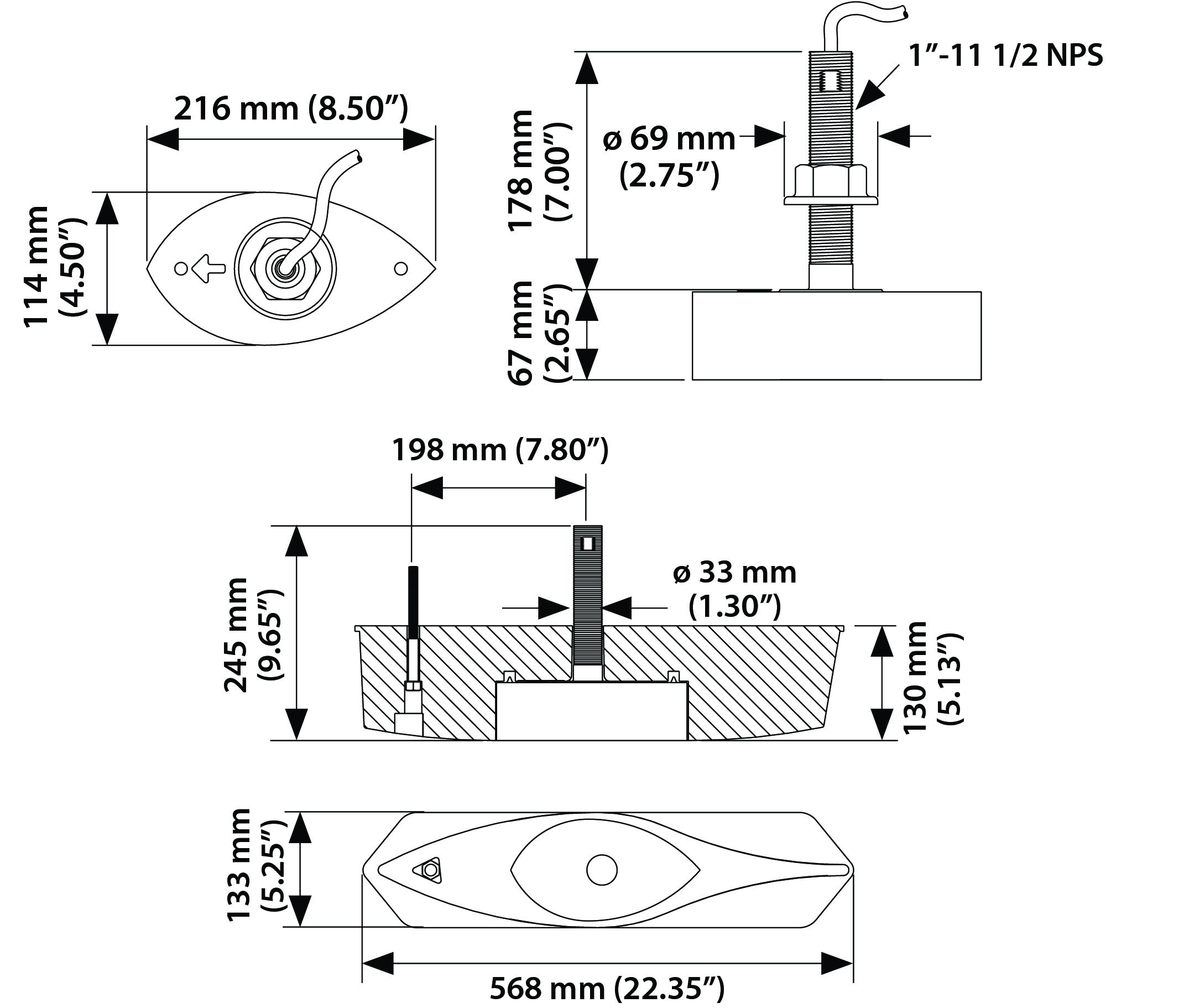 ss260 dimensiones