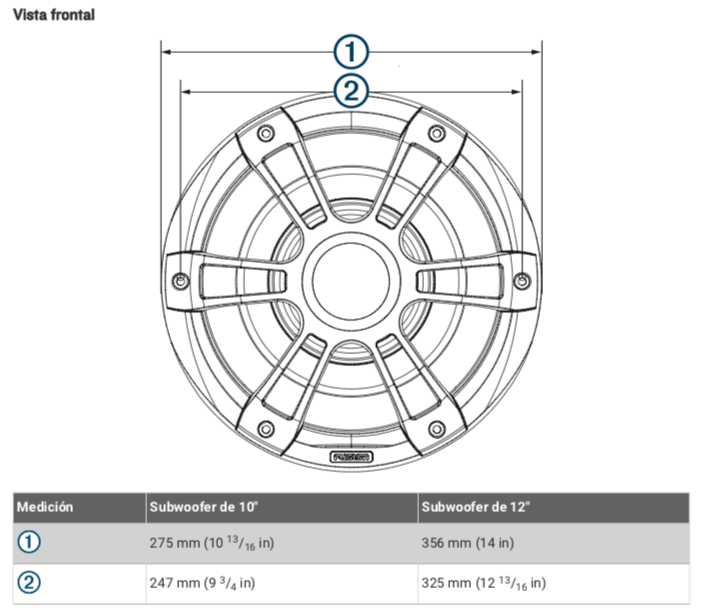 Dimensiones signature 3 10"