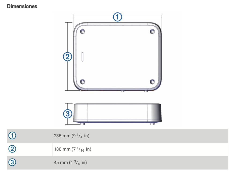 Dimensiones amplificador Apollo monobloque